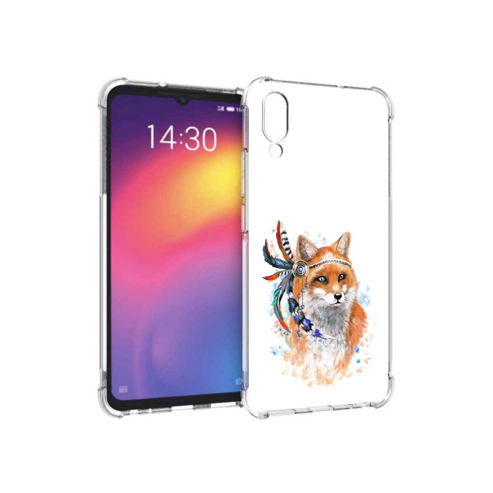 

Чехол MyPads Tocco для Meizu Note 9 инду лиса (PT134513.88.377), Прозрачный, Tocco