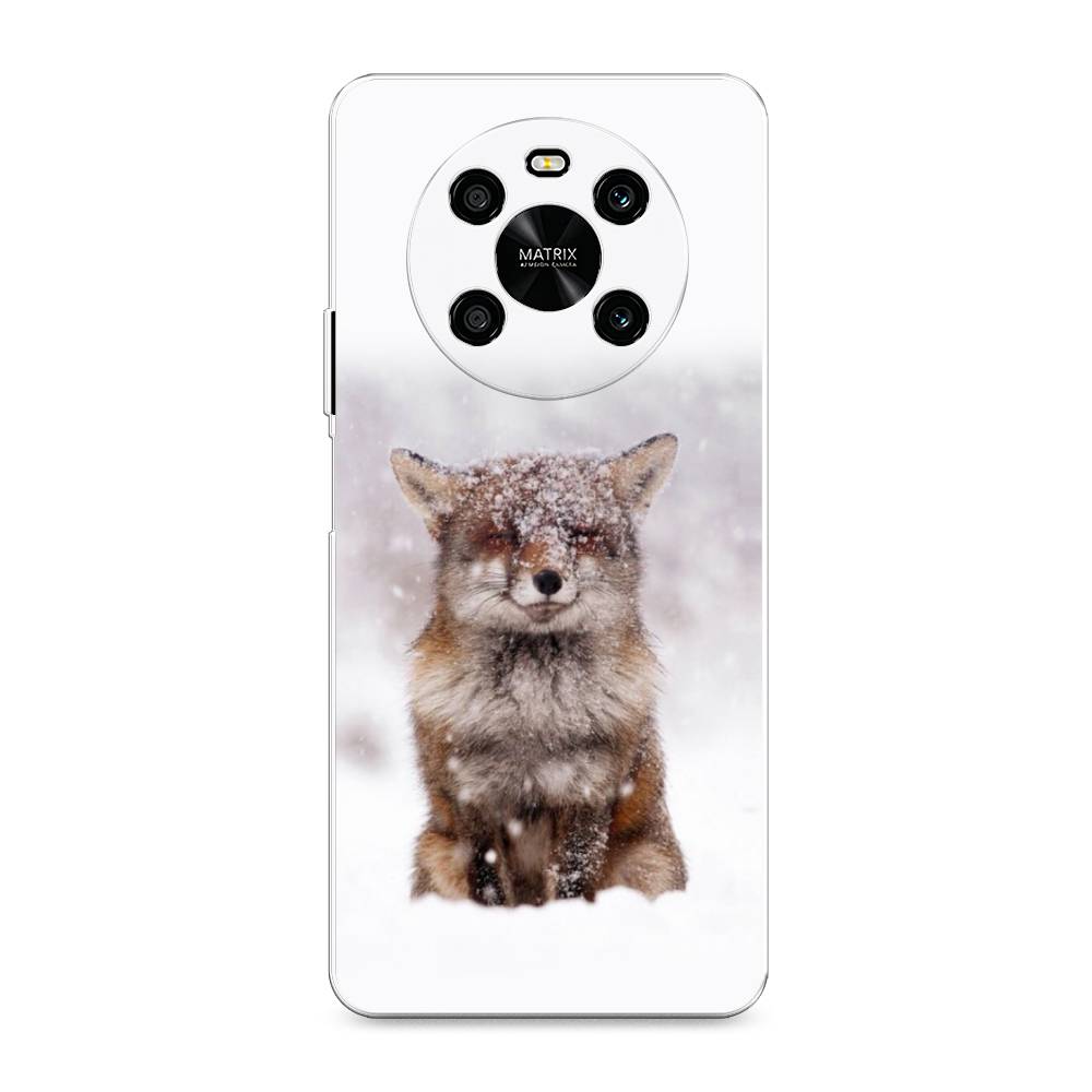 

Чехол на Honor X9 4G "Зимняя лиса", Белый;серый;коричневый, 6108650-1