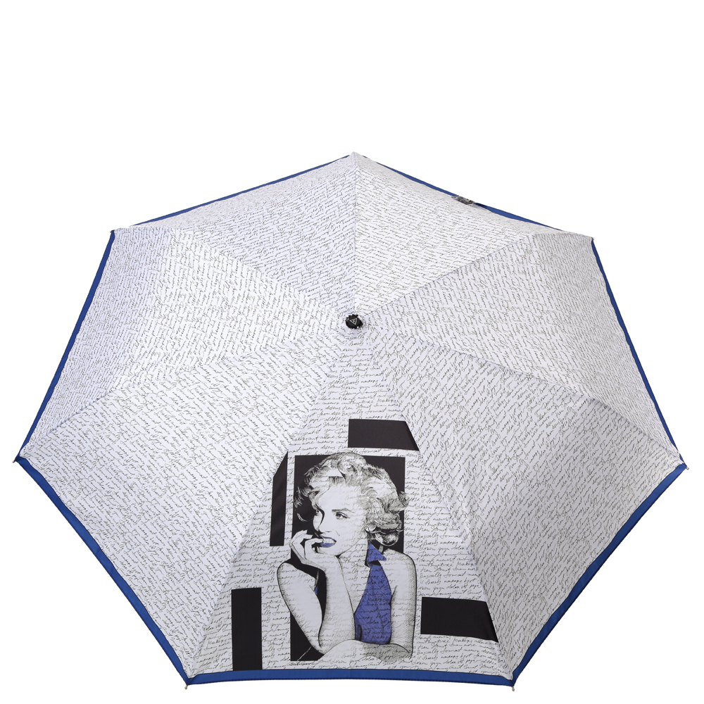 Зонт складной женский автоматический FABRETTI P-20159-1, белый