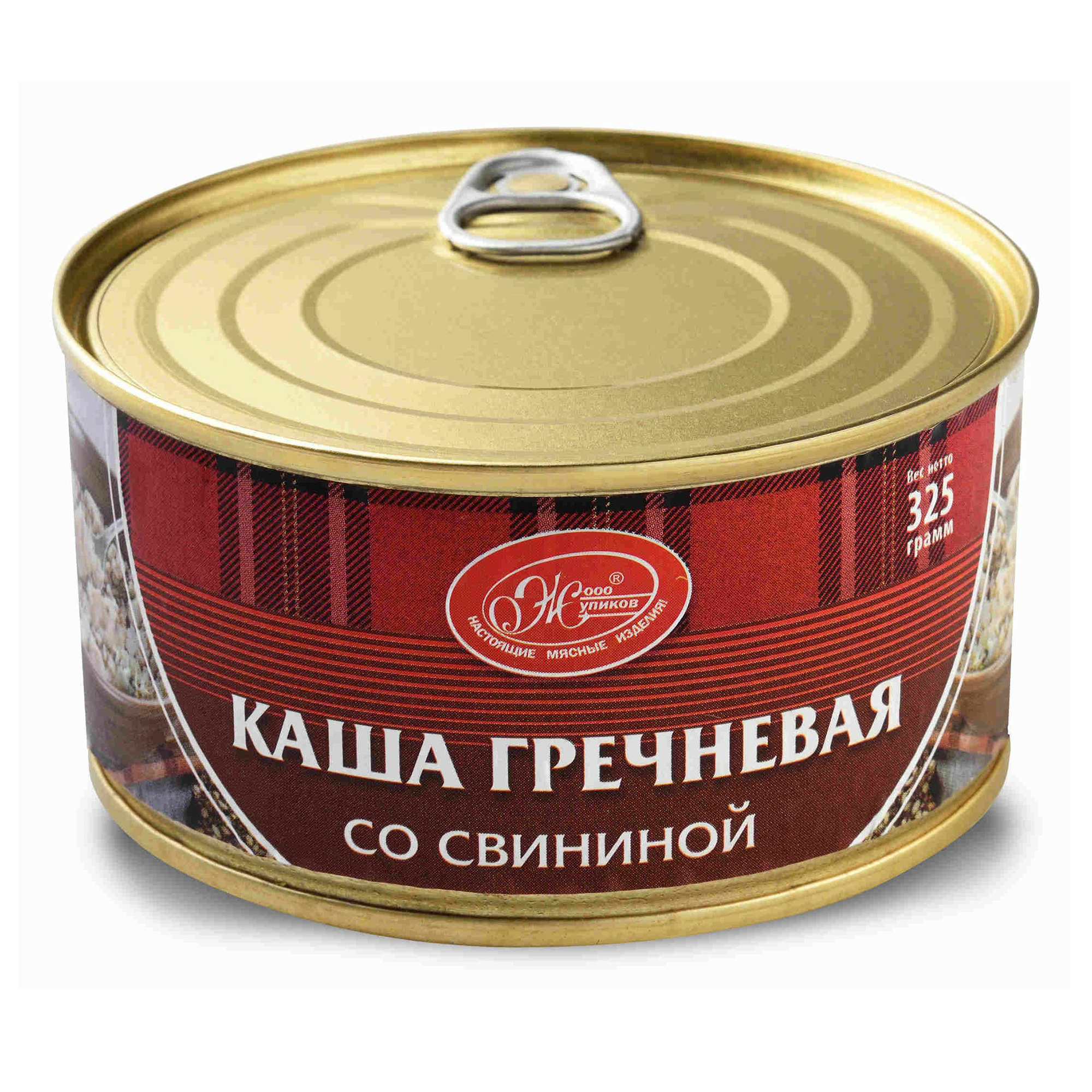 

Каша гречневая «Настоящие мясные изделия Жупиков» со свининой, 325 г