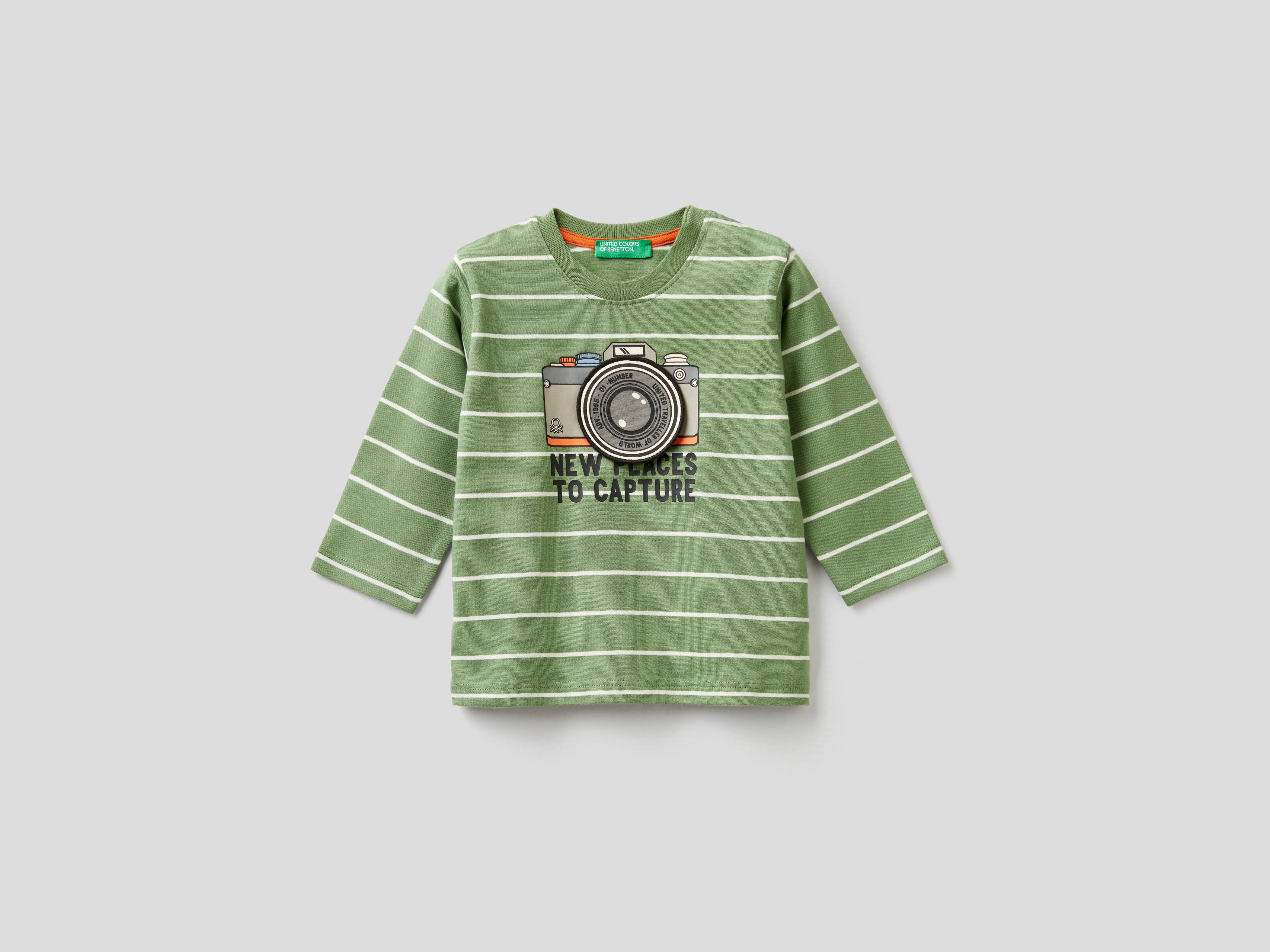 фото Лонгслив для мальчиков benetton цв. разноцветный р.80 united colors of benetton