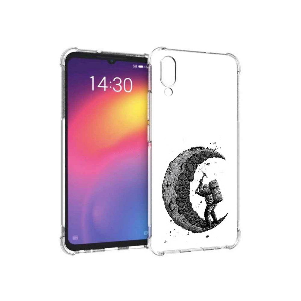 

Чехол MyPads Tocco для Meizu Note 9 камненная луна (PT134513.88.384), Прозрачный, Tocco