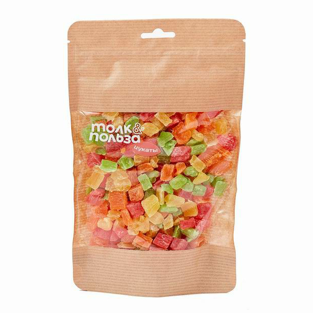 

Ананас «Толк&польза» сушеный кубики,120 г
