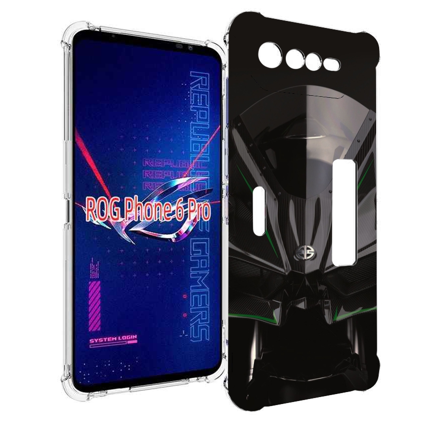 

Чехол MyPads кавасаки мото для Asus ROG Phone 6 Pro, Прозрачный, Tocco