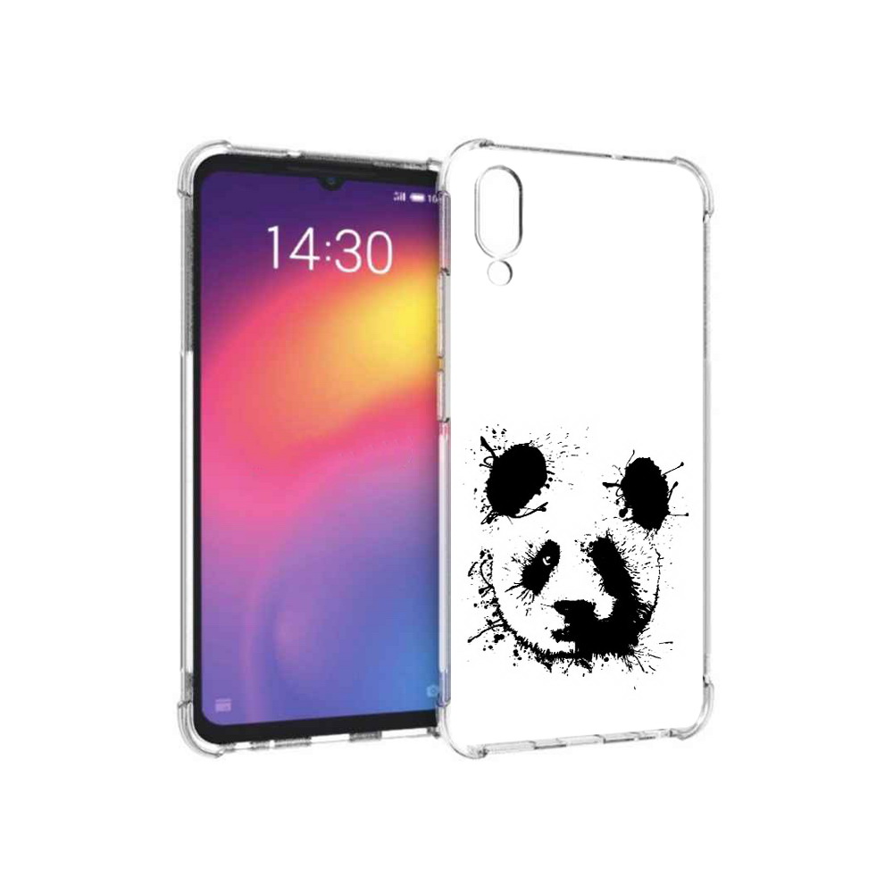 

Чехол MyPads Tocco для Meizu Note 9 клякса-панда (PT134513.88.389), Прозрачный, Tocco