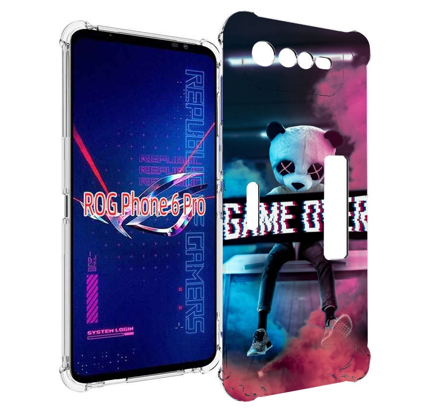 

Чехол MyPads картина-панда для Asus ROG Phone 6 Pro, Прозрачный, Tocco