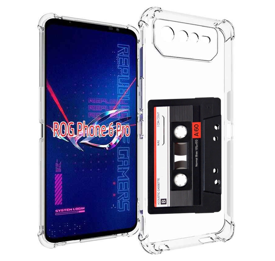 

Чехол MyPads касета для Asus ROG Phone 6 Pro, Прозрачный, Tocco