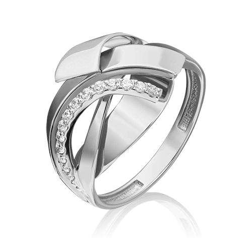 

Кольцо из золота р. 19 PLATINA jewelry 01-5236-00-401-1120-64, фианит, 01-5236-00-401-1120-64