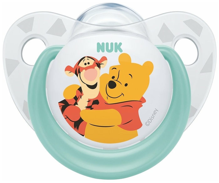 

Пустышка Nuk силиконовая с 0 до 6 мес., Disney Винни, мятная 10730214, Nuk Пустышка силиконовая с 0 до 6 м Disney Винни мятная 10730214