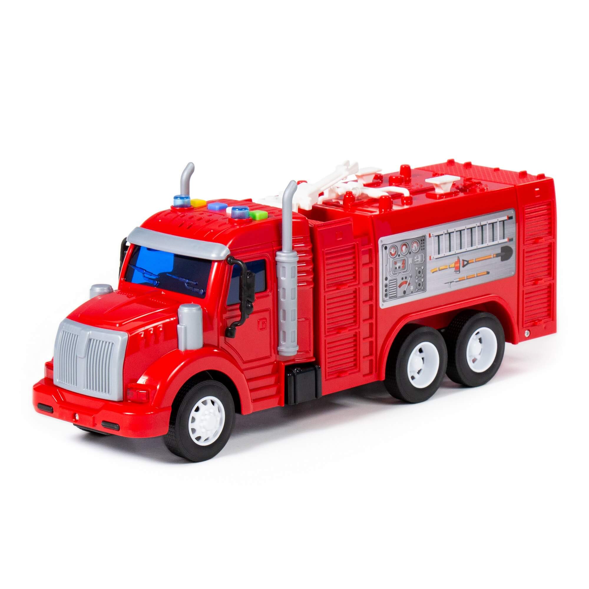 Автомобиль пожарный Профи, красный (в коробке) Полесье 86518 трактор полесье belarus снегоуборочный красный 91888 xd5