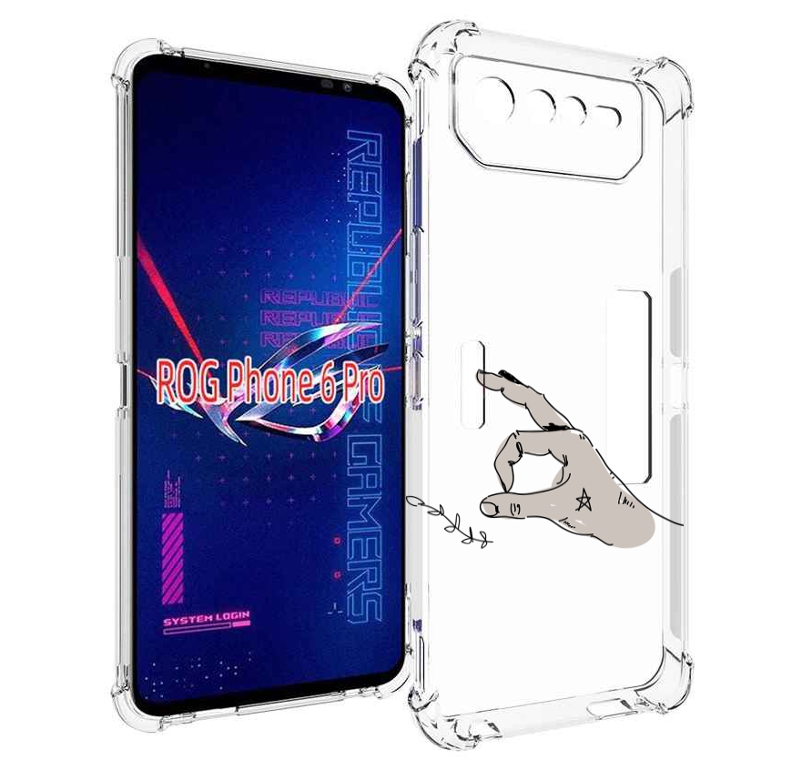 

Чехол MyPads кольцо для Asus ROG Phone 6 Pro, Прозрачный, Tocco