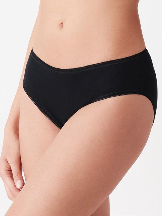 

Трусы женские Cotonella 3680 черные 3, Черный, 3680