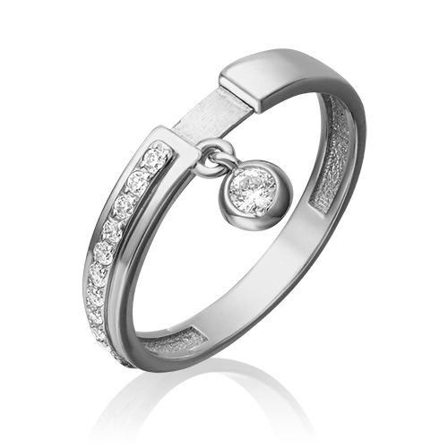 

Кольцо из золота р. 17 PLATINA jewelry 01-5285-00-401-1120-48, фианит, 01-5285-00-401-1120-48