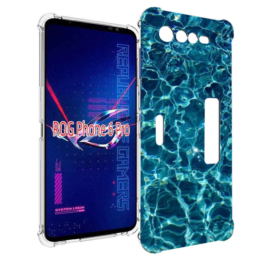 

Чехол MyPads красивая голубая вода для Asus ROG Phone 6 Pro, Прозрачный, Tocco