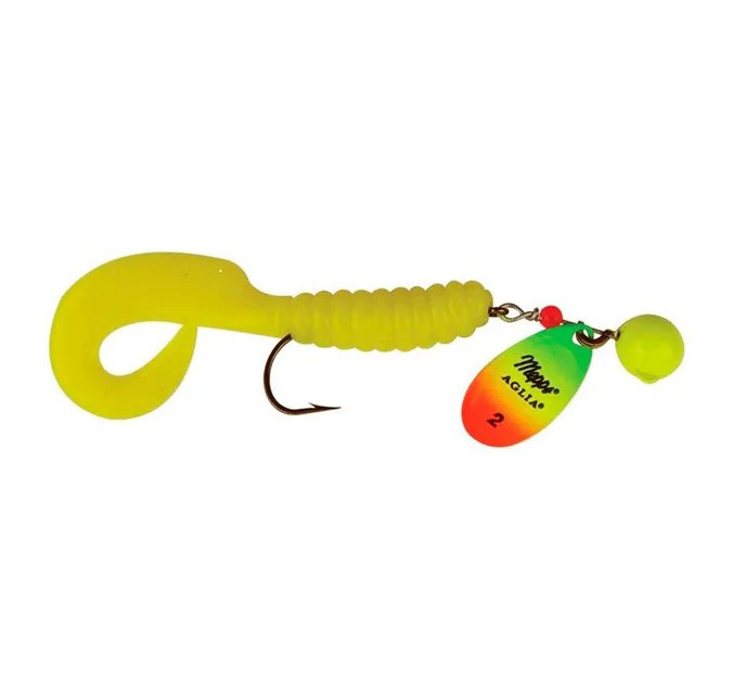 

Вращающаяся блесна Mepps Aglia Spinflex 1шт цвет tiger, Красный;желтый;зеленый, Aglia Spinflex