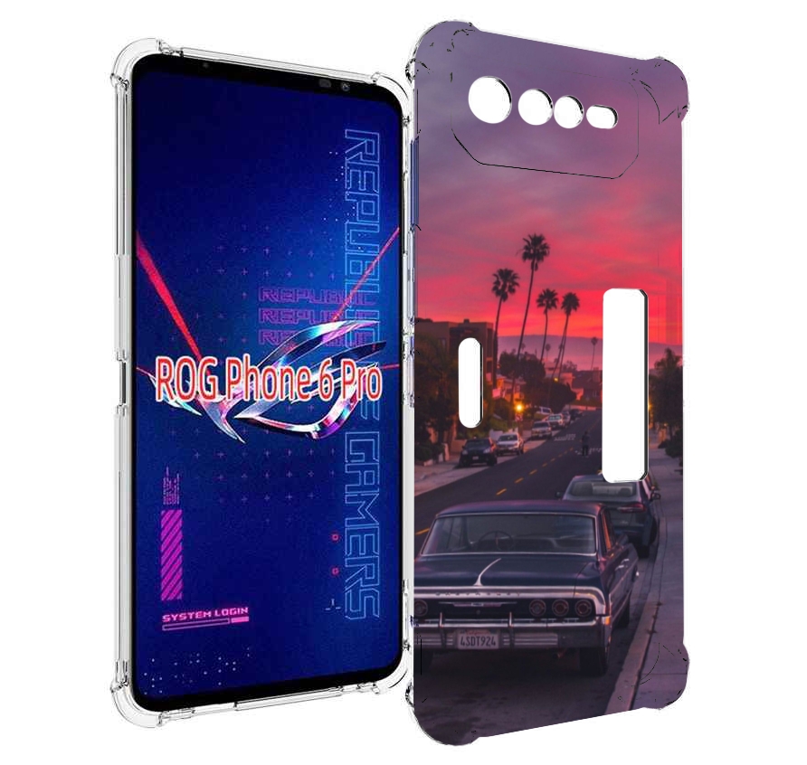 

Чехол MyPads красивая дорога америки для Asus ROG Phone 6 Pro, Прозрачный, Tocco