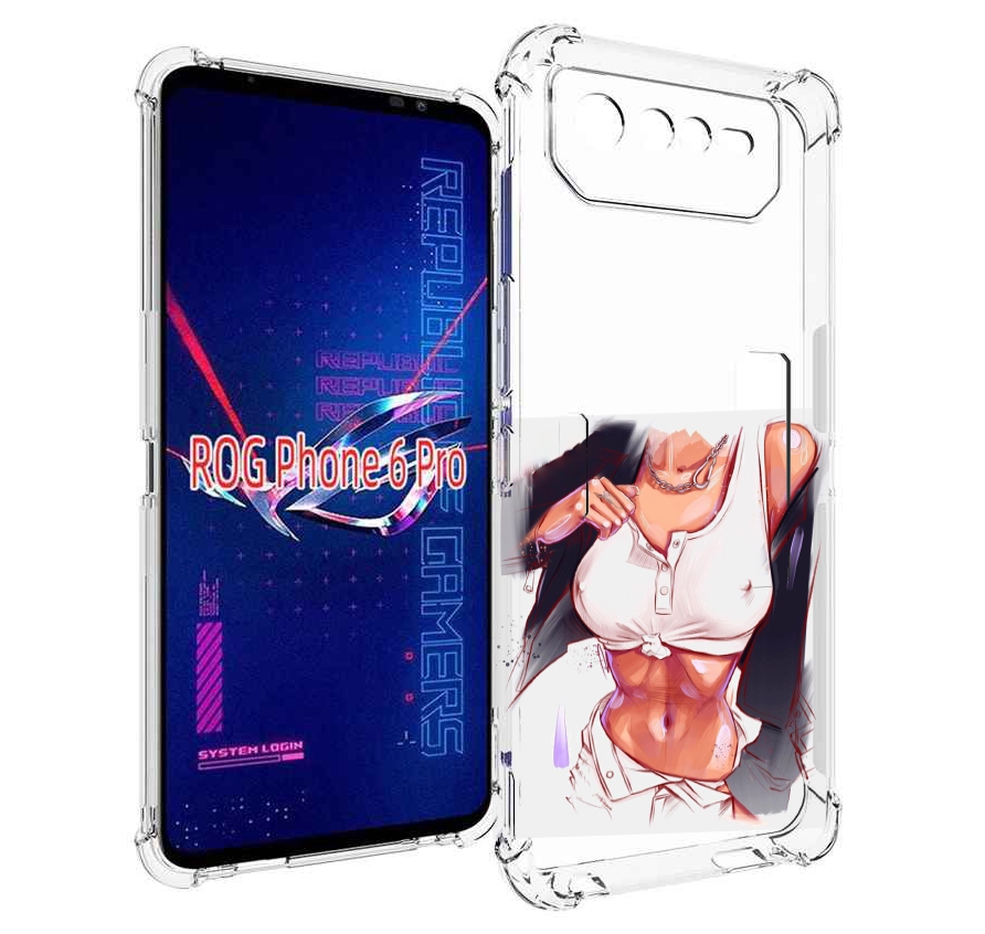 

Чехол MyPads красивая-стройная-модель для Asus ROG Phone 6 Pro, Прозрачный, Tocco