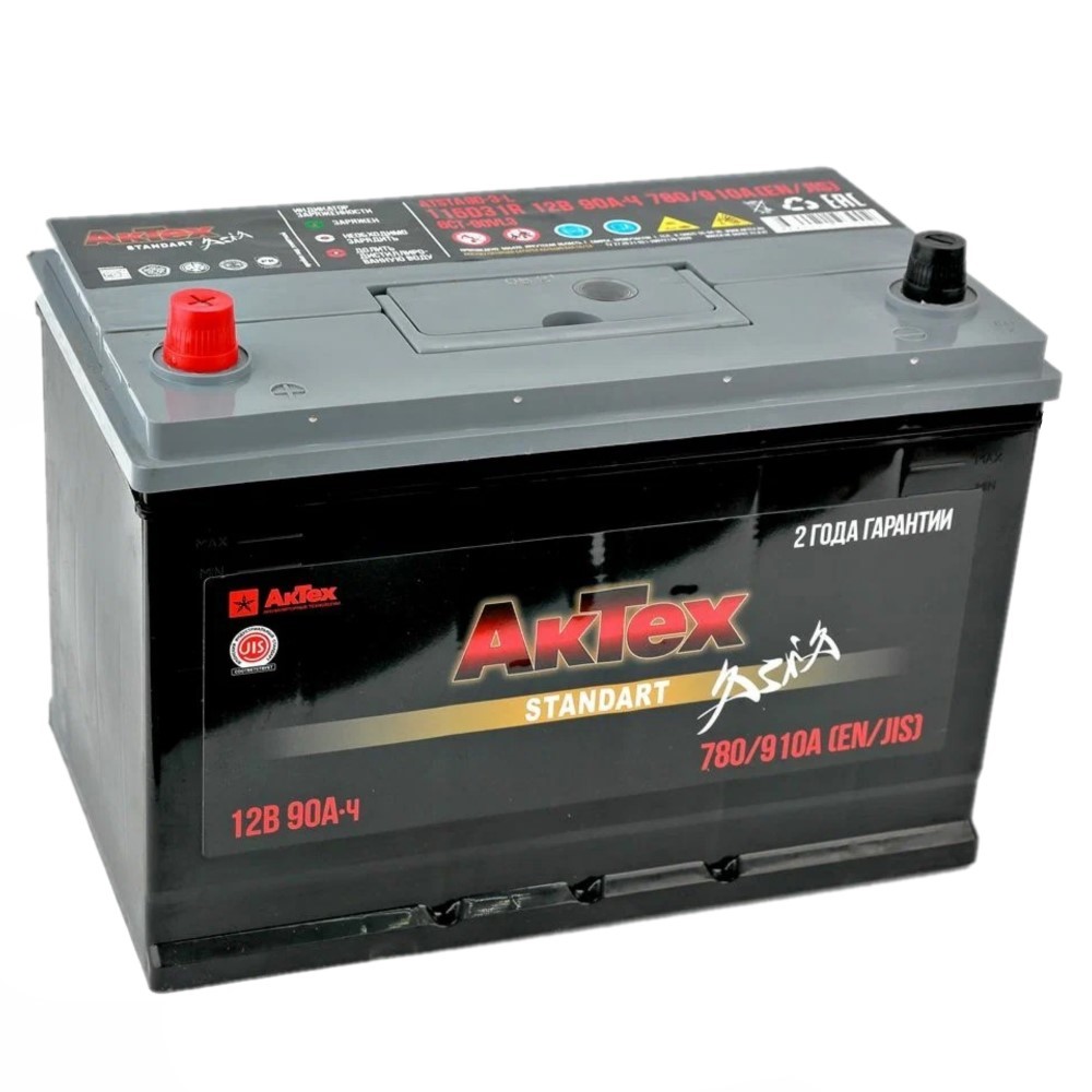 

90 Ач Актех Standart Asia (115D31R) п/п (780А д*ш*в 30,6*17,5*22,5 см)