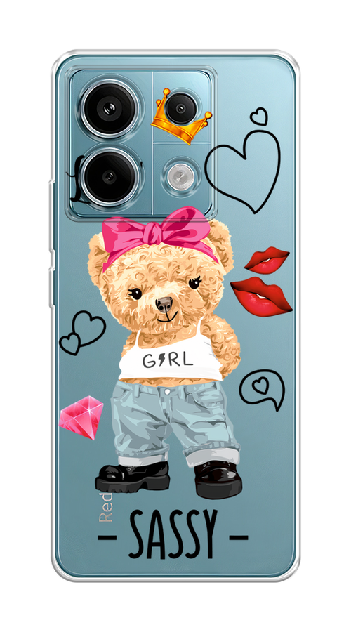

Чехол на Xiaomi Redmi Note 13 Pro 5G "Sugar Mommy", Голубой;белый;розовый, 320150-1
