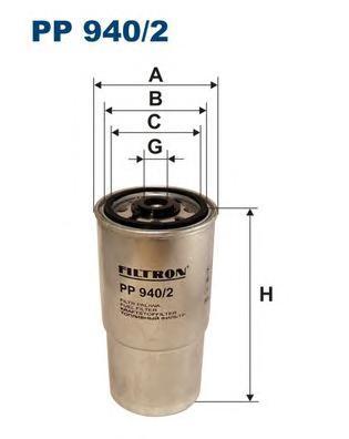 

Фильтр топливный Filtron PP9402