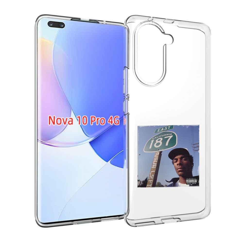 Чехол MyPads Snoop Dogg NEVA LEFT для Huawei Nova 10 Pro противоударный