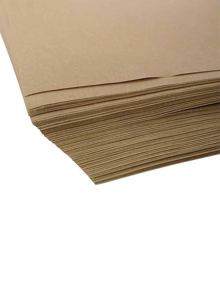 Крафт картон А3 140 г/м2 100 листов упаковка крафт бумага 64157