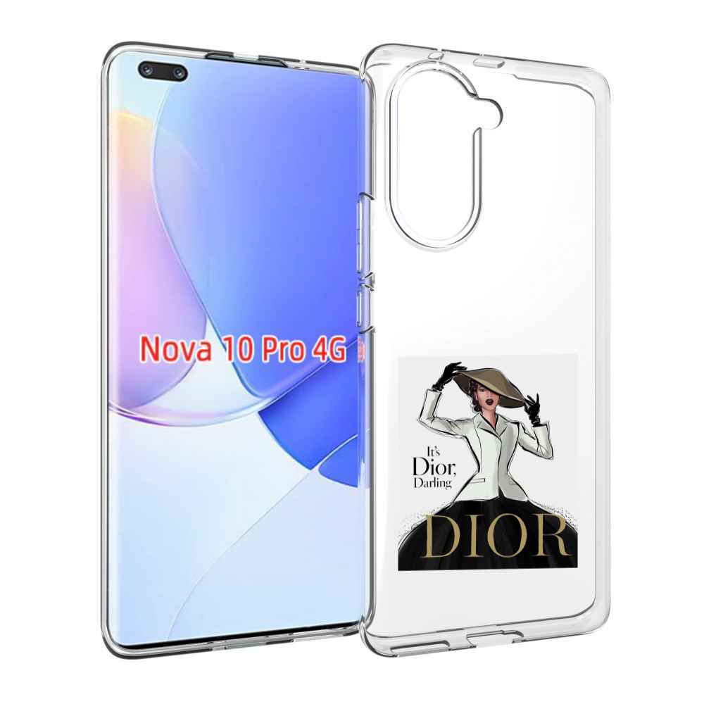 Чехол MyPads drawings of sketches для Huawei Nova 10 Pro противоударный
