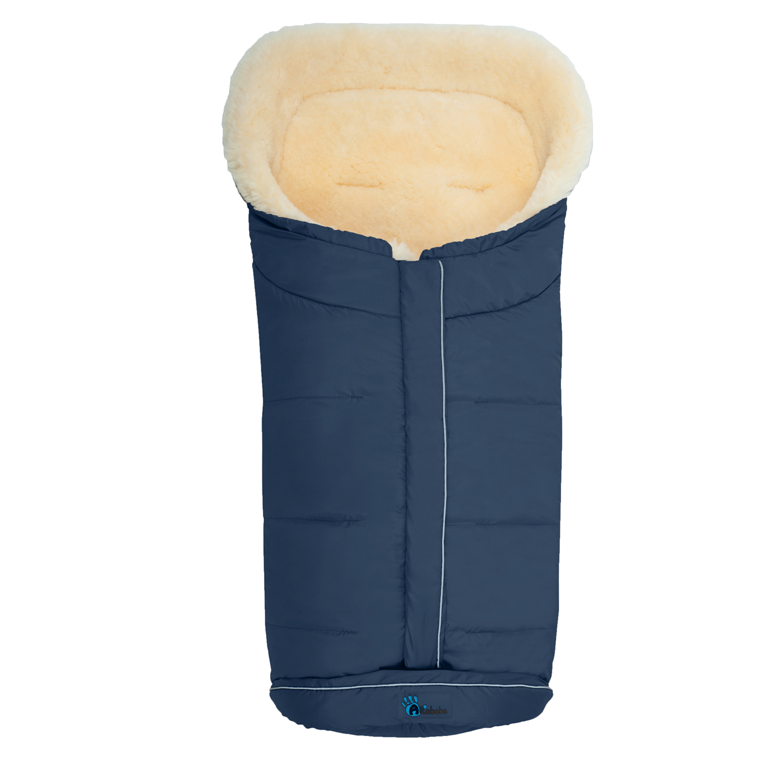 Конверт-мешок для детской коляски Altabebe Lambskin-Classic Footmuff Navy Blue