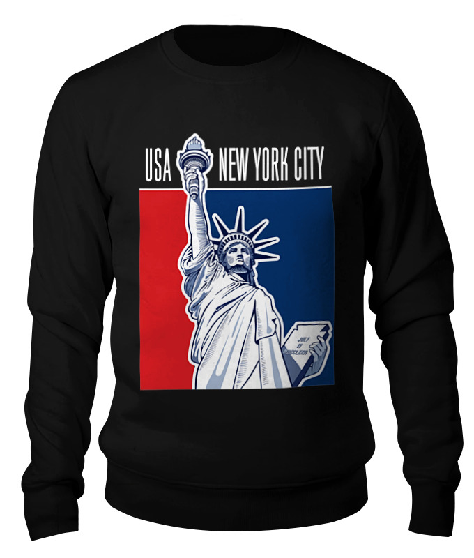 

Свитшот унисекс Printio New york city черный 2XL, New york city