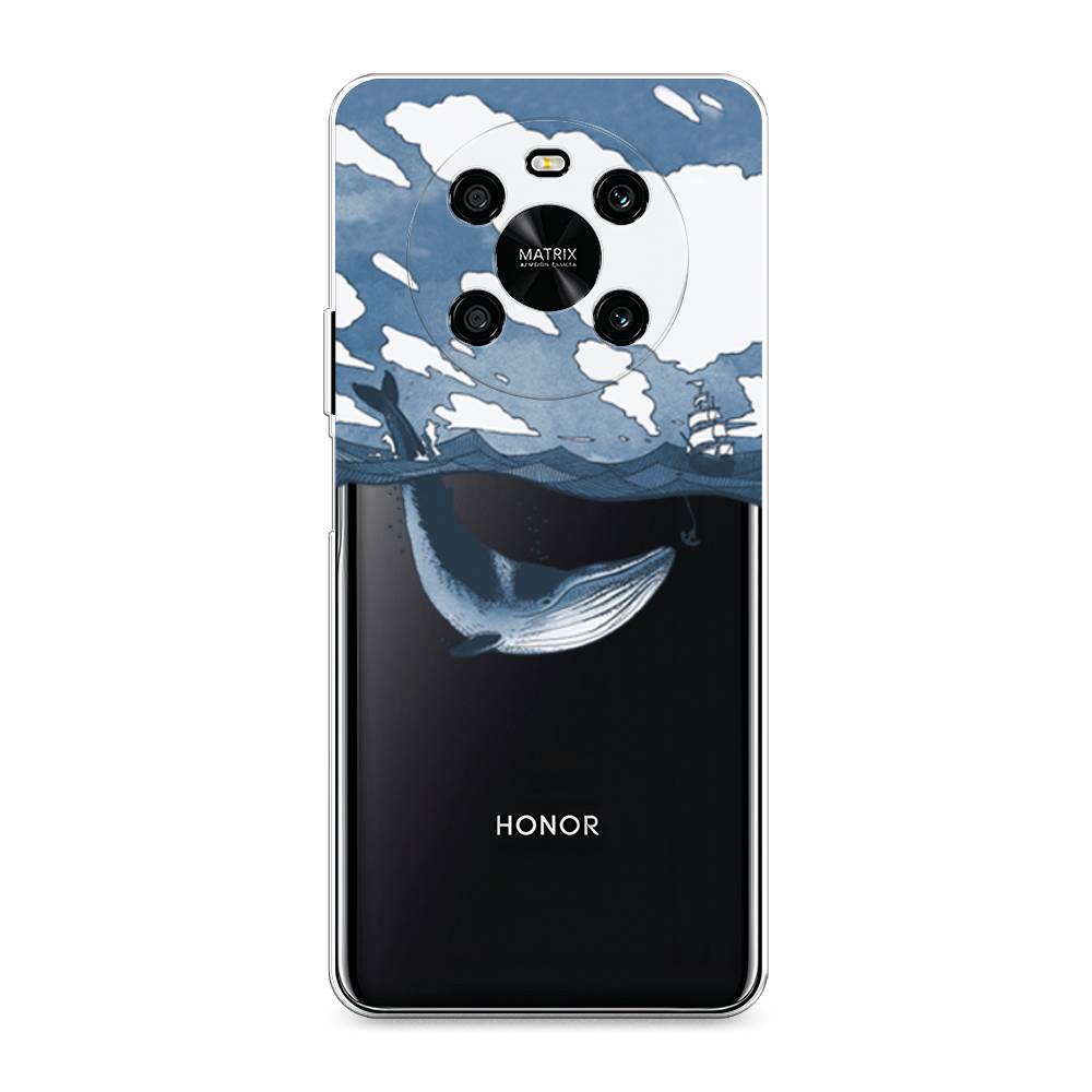 

Чехол на Honor X9 4G "Большой кит", Синий, 6108650-1