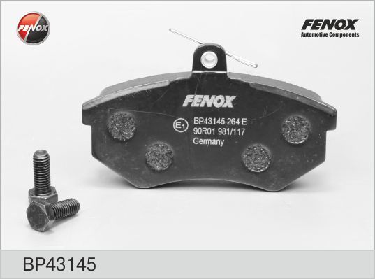 

Колодки Дисковые Передние Аudi 80 1.6-1.9D, Vw Gоlf Ii 86-91 FENOX bp43145 Вр43145