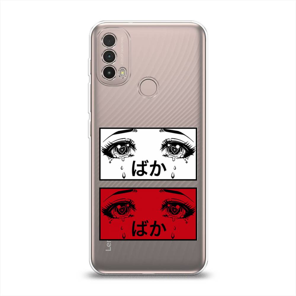 

Чехол на Lenovo K14 Plus "Красные глаза манга", Бордовый;белый;черный, 243650-4