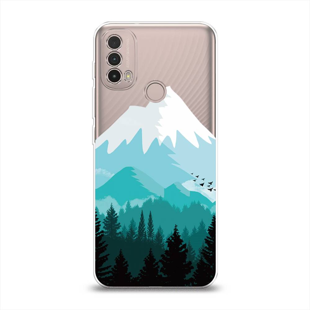 

Чехол на Lenovo K14 Plus "Синяя снежная гора", Белый;голубой;бирюзовый, 243650-2
