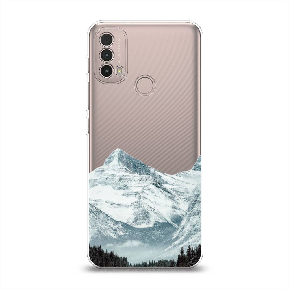

Чехол на Lenovo K14 Plus "Горы арт 1", Белый;зеленый, 243650-2