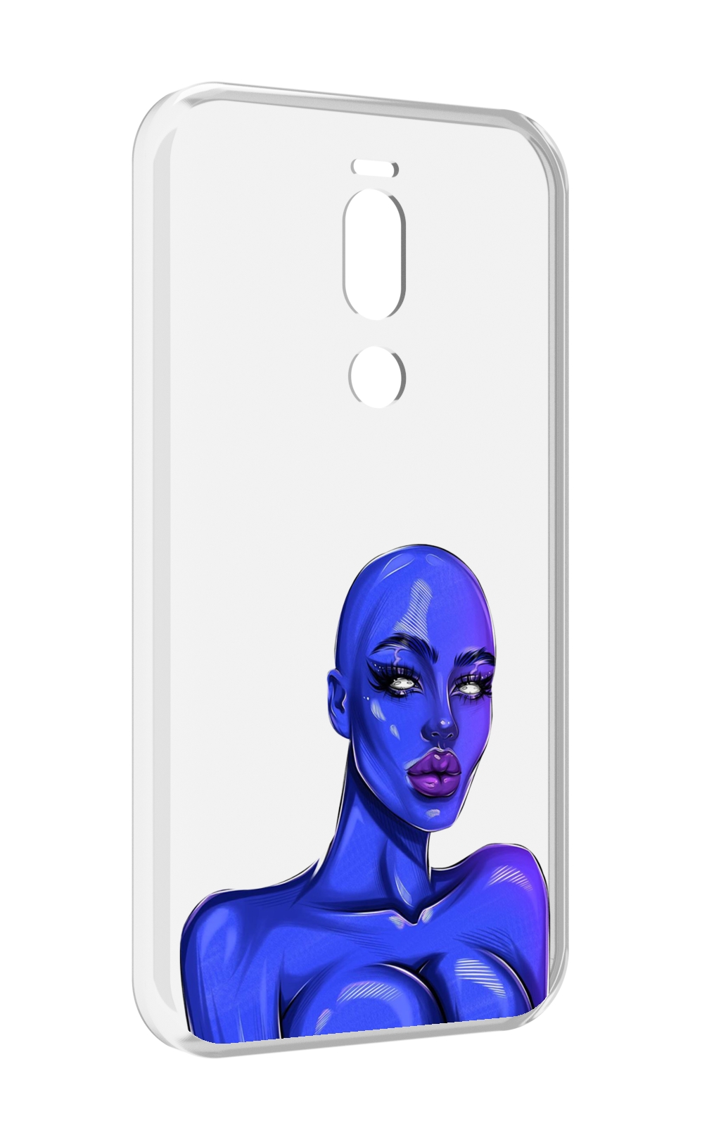 

Чехол Mypads Инопланетянка Для Meizu X8, Прозрачный, Tocco