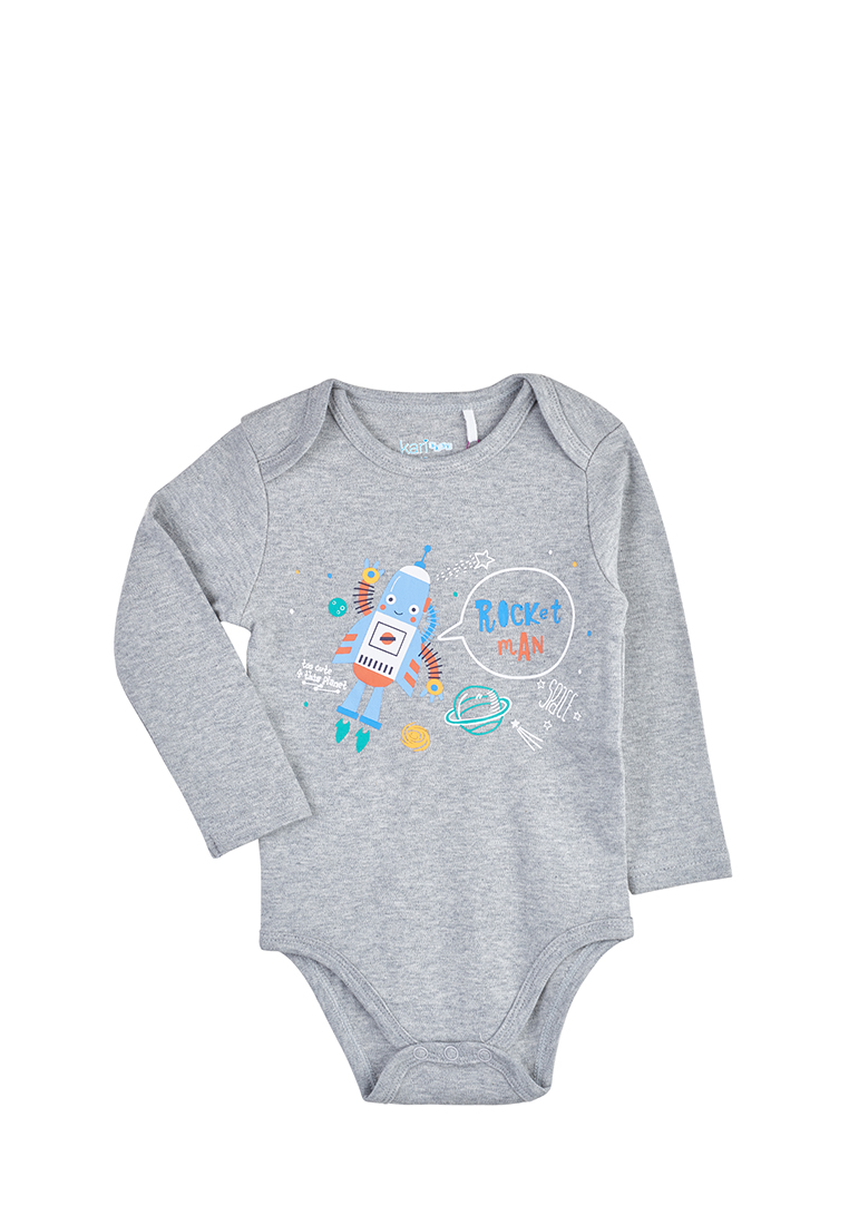 

Боди детское Kari baby AW19B05603110 светло-серый р.92, AW19B05603110
