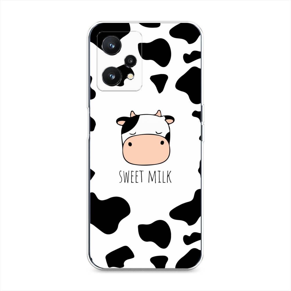 

Чехол на Realme 9 Pro "Sweet milk", Розовый;белый;черный, 2511150-1
