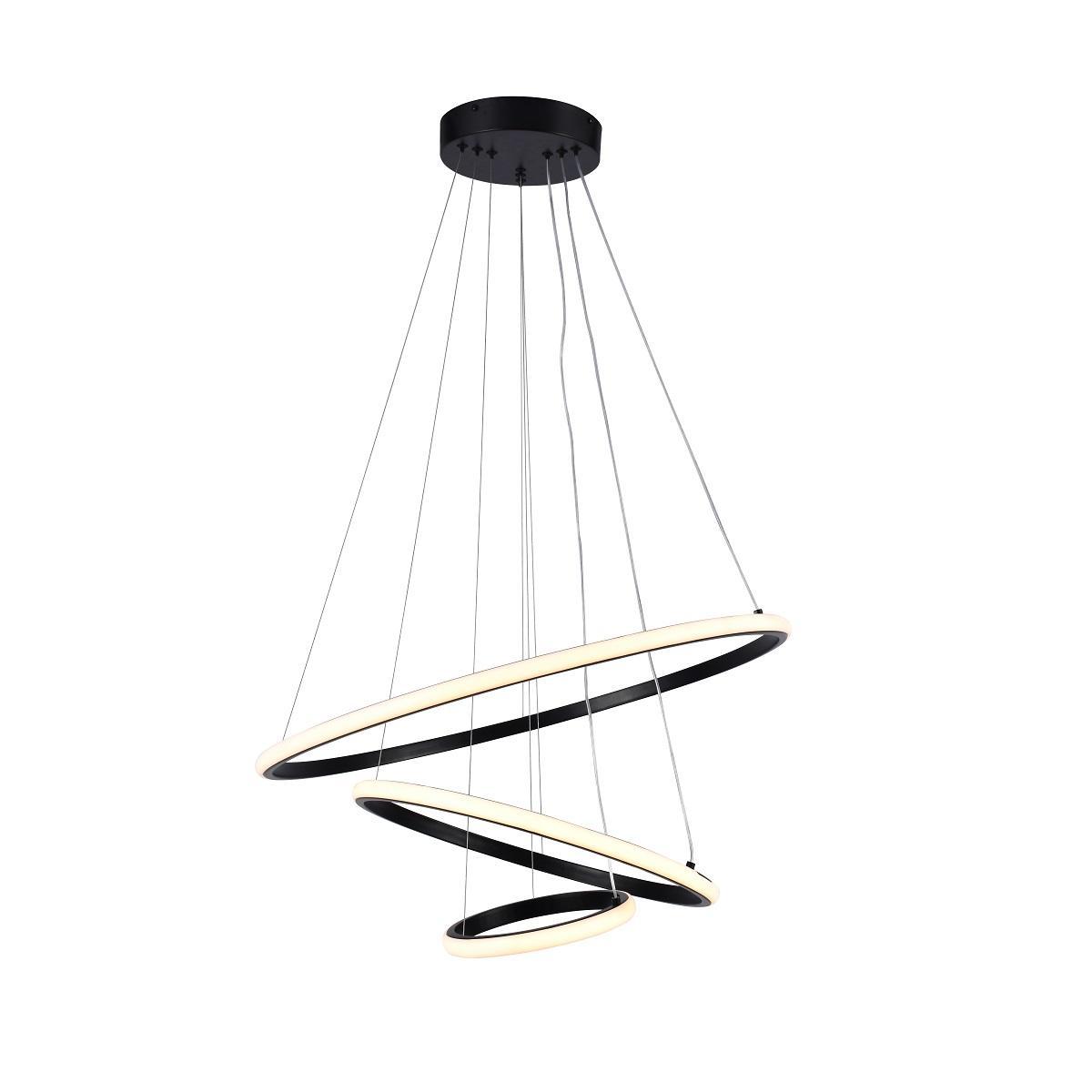 

Подвесная светодиодная люстра Toplight Charissa TL1630H-LEBK
