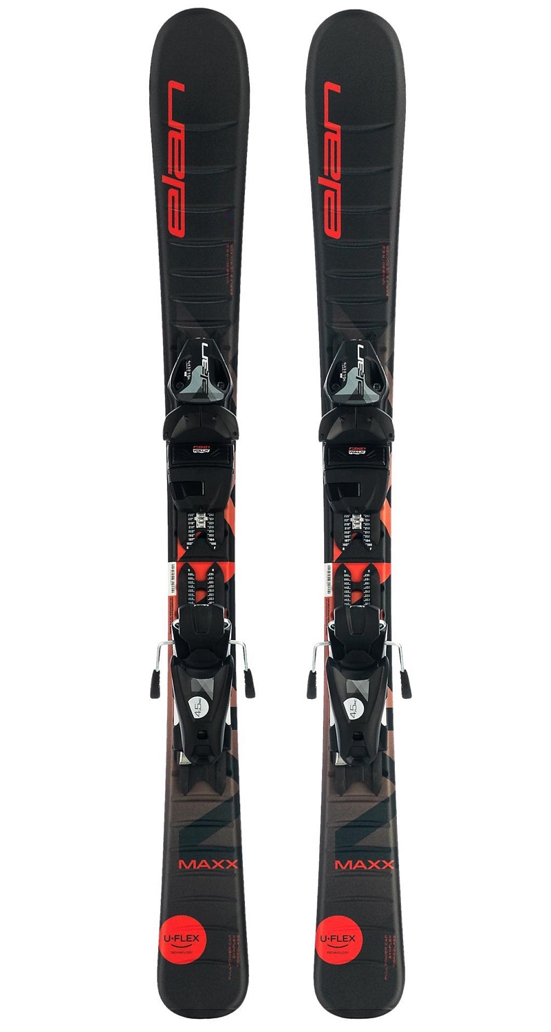 Горные лыжи Elan Maxx QS + EL 4.5 Shift 2022 red, 90 см см