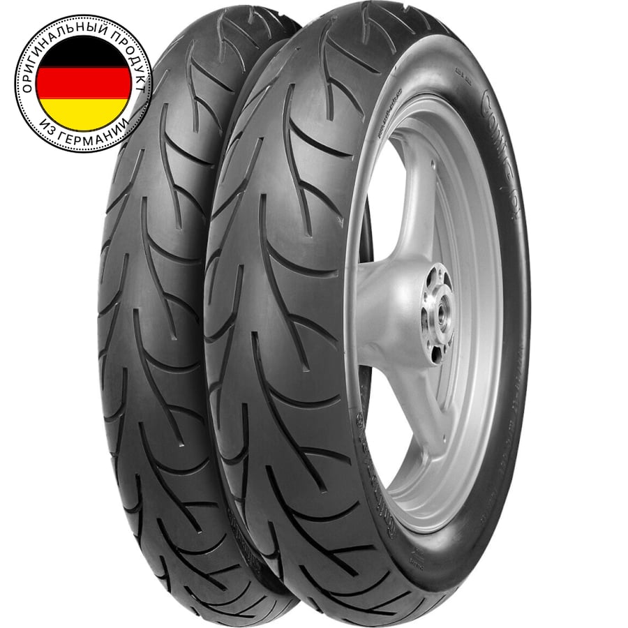 

Мотошины летние Continental ContiGo! 100/90 R19 57V, ContiGo!
