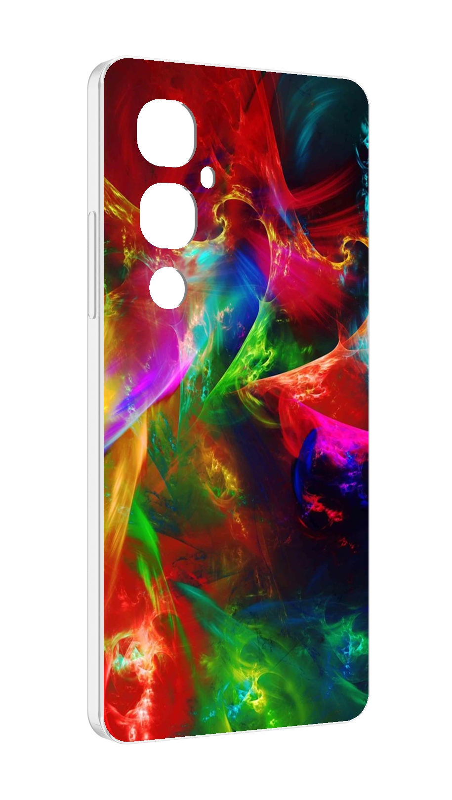 

Чехол MyPads Сияние-красок для Tecno Pova 4 Pro, Прозрачный, Tocco
