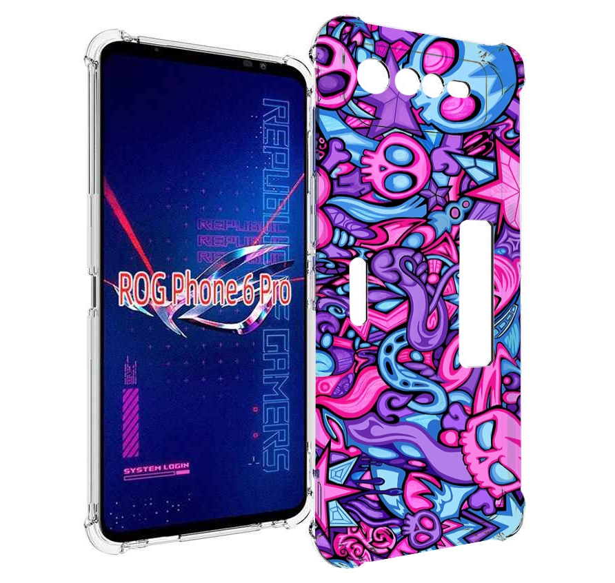 

Чехол MyPads крутой-паттерн для Asus ROG Phone 6 Pro, Прозрачный, Tocco