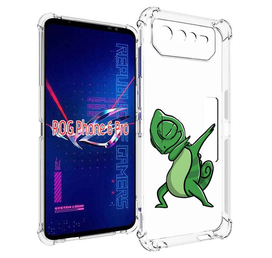 

Чехол MyPads крутой-хамелеон для Asus ROG Phone 6 Pro, Прозрачный, Tocco