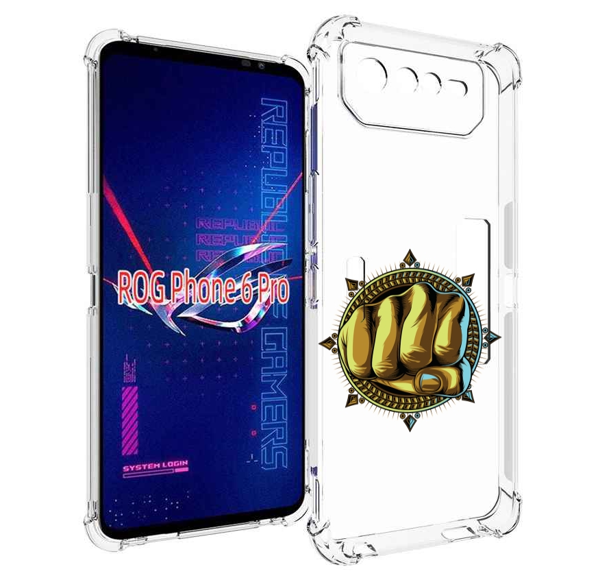 

Чехол MyPads кулак для Asus ROG Phone 6 Pro, Прозрачный, Tocco