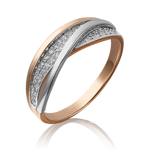 

Кольцо из золота р.  PLATINA jewelry 01-4665-00-401-1111-24, фианит, 01-4665-00-401-1111-24