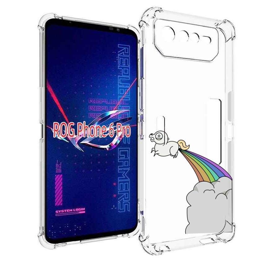 

Чехол MyPads летающее-пони детский для Asus ROG Phone 6 Pro, Прозрачный, Tocco