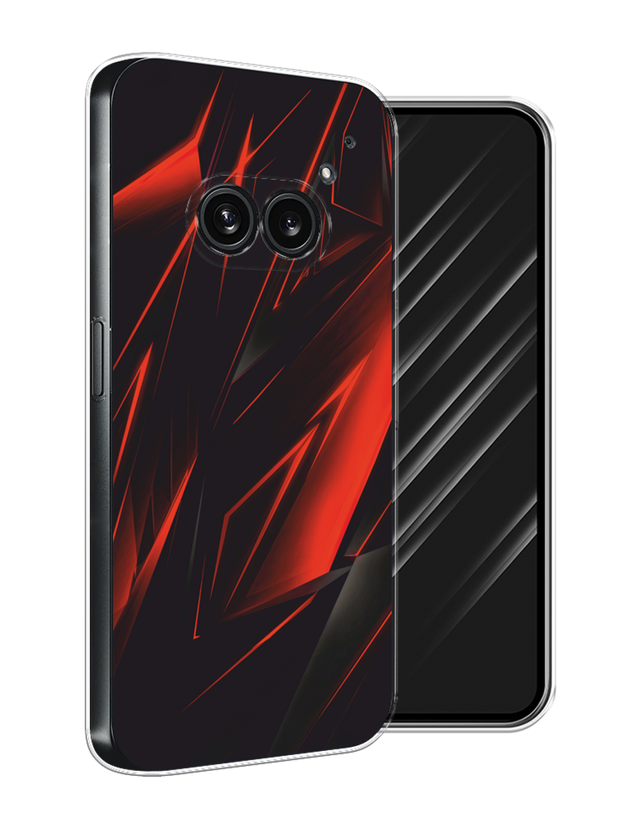 

Чехол Awog на Nothing Phone 2a "Игровой фон", Бордовый;красный;черный, 3300350-1
