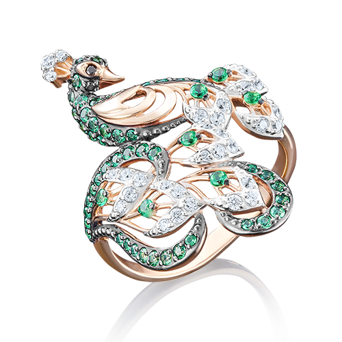 

Кольцо из золота р.  PLATINA jewelry 01-4917-02-404-1110-52, фианит, 01-4917-02-404-1110-52
