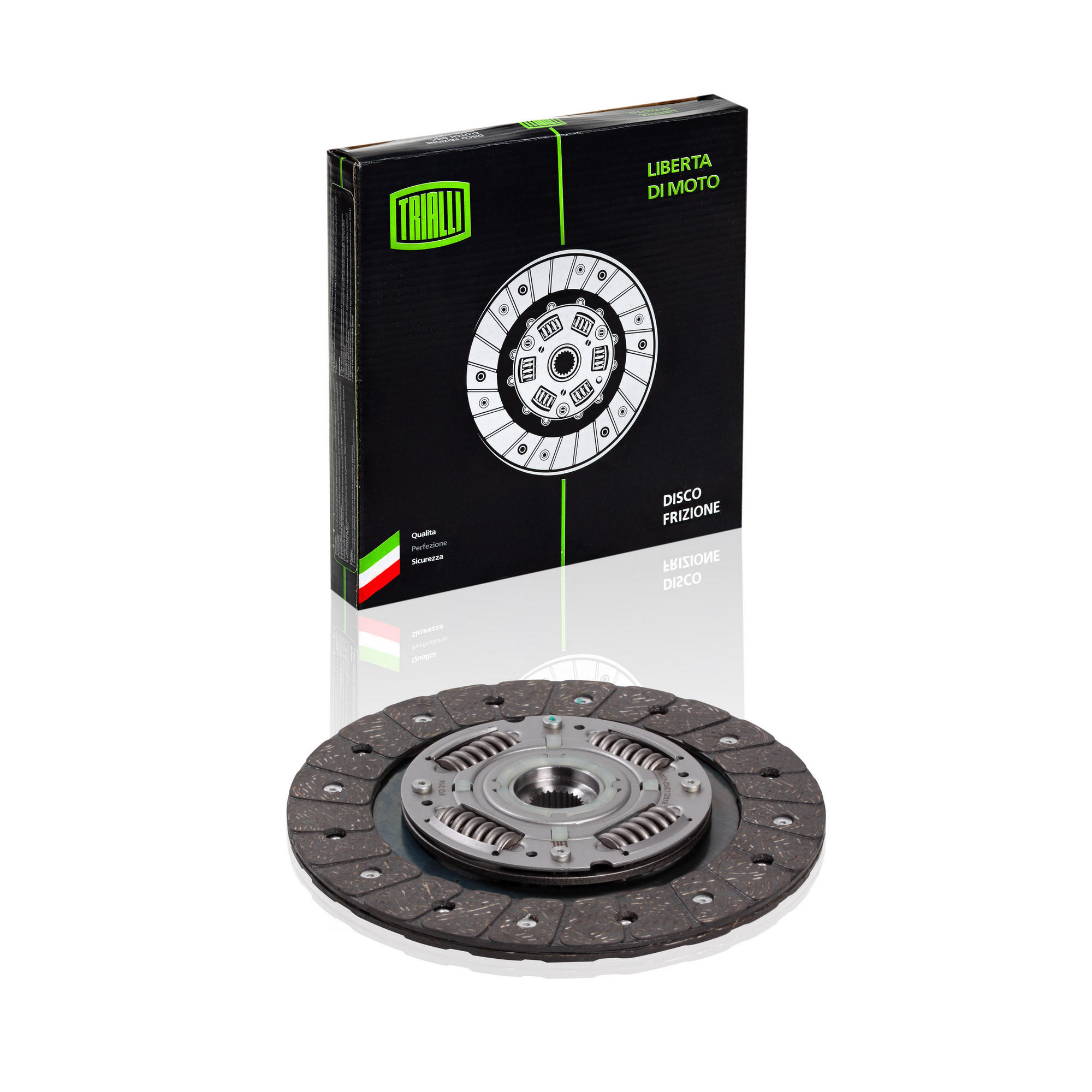 

Диск сцепления ведомый для Vesta (15-)/X-Ray (15-) 1.8i (КПП Renault JR5) TRIALLI FD314, Lada