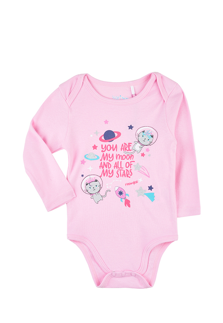 

Боди детское Kari baby AW19B07003102 розовый р.74, AW19B07003102